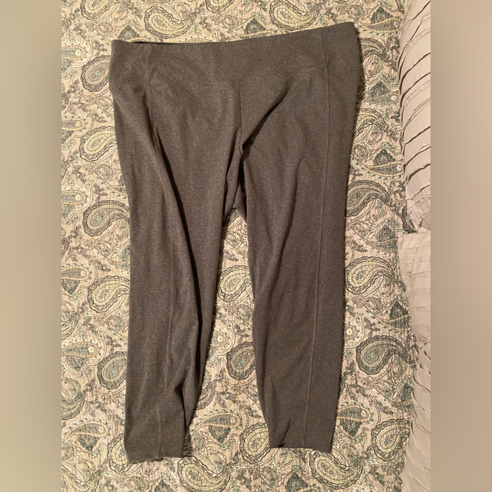 27” heather grey high rise legging